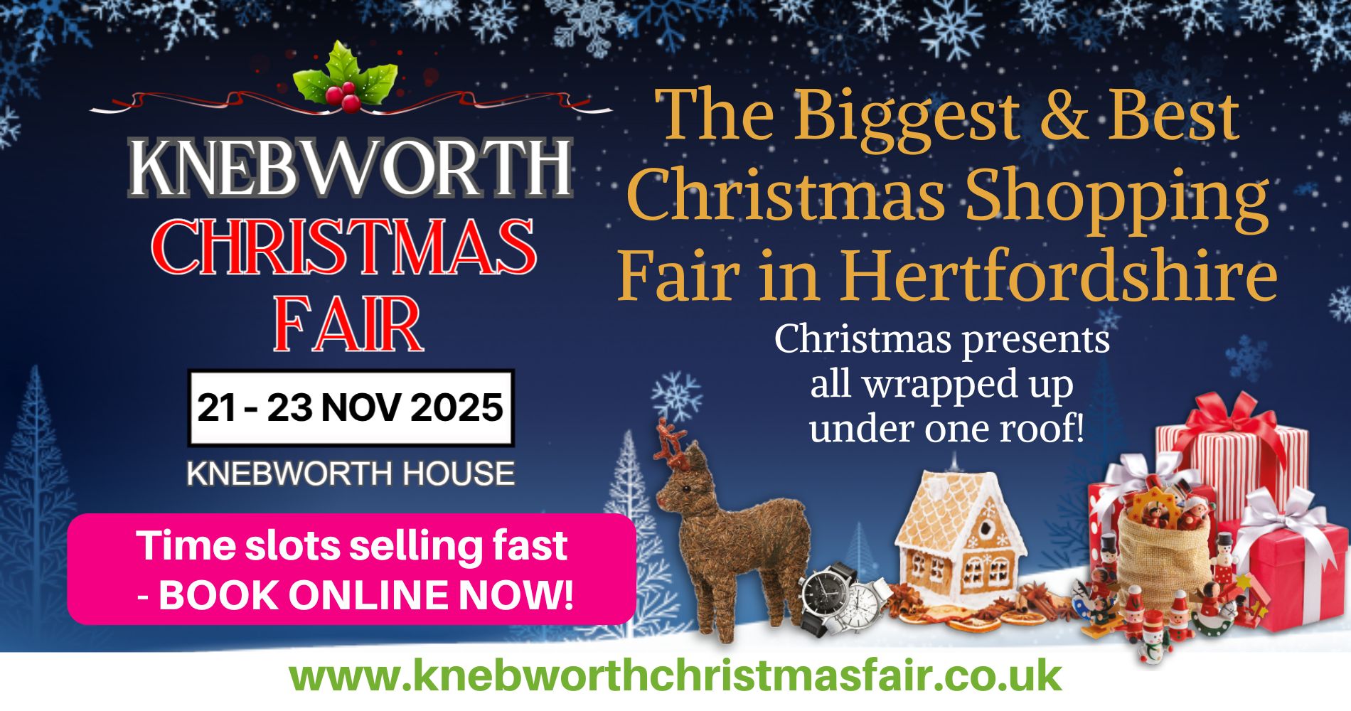 Knebworth Christmas Fair Knebworth House 25 November 2022 (Choose