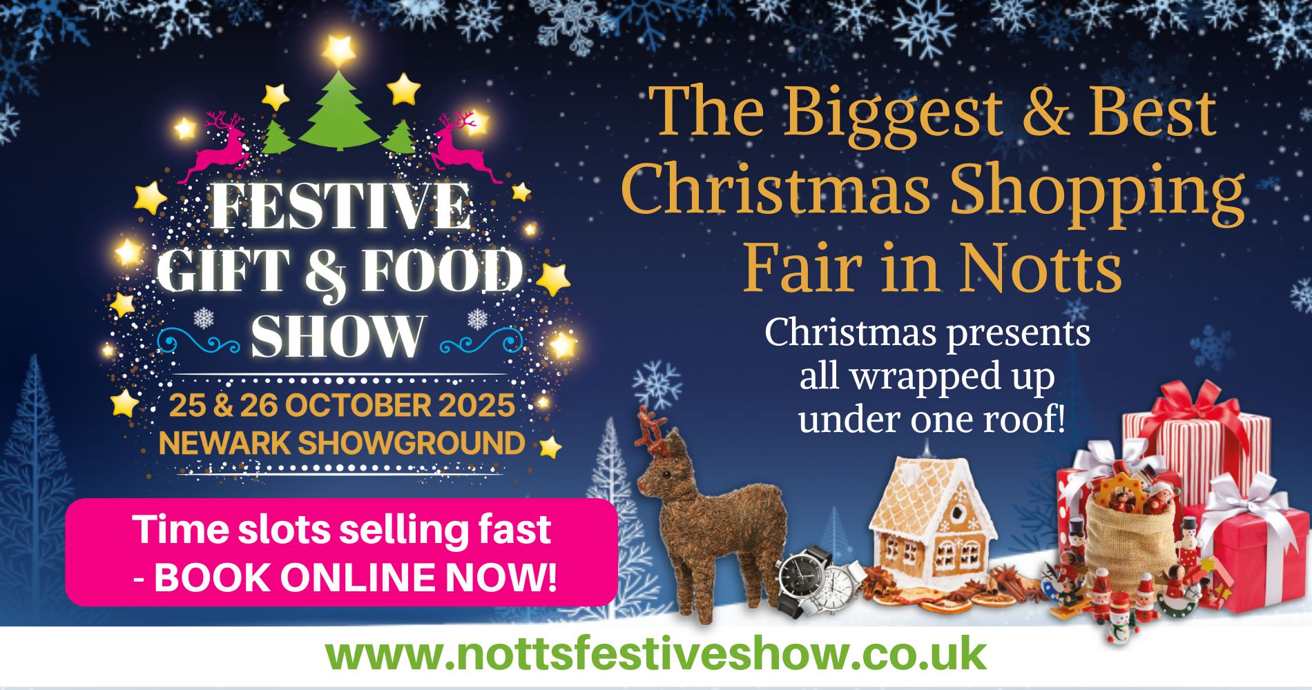 Newark Festive Gift & Food Show Newark Showground 26 October 2024