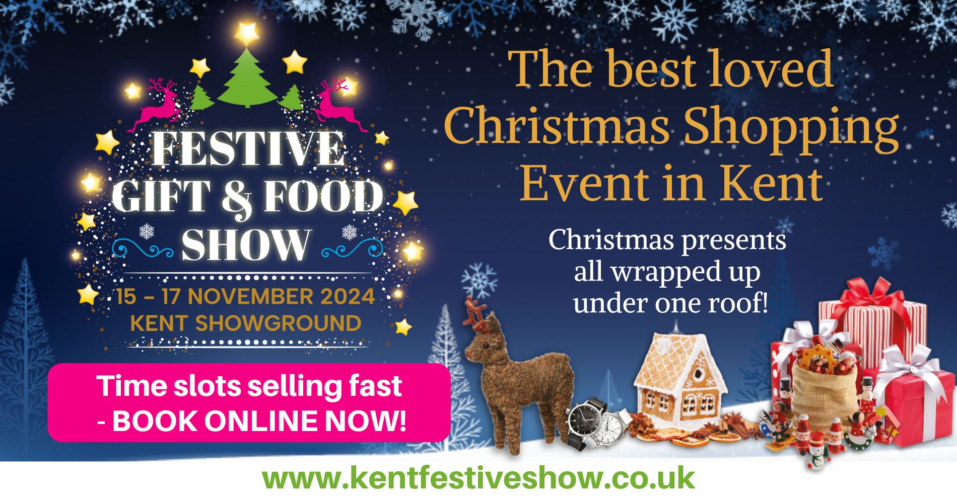 Kent Festive Gift & Food Show Kent Showground 15 November 2024